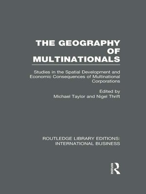 cover image of The Geography of Multinationals (RLE International Business)